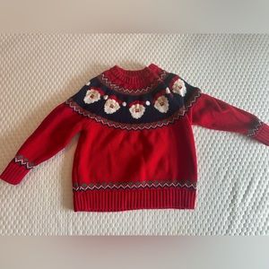 Toddler Santa Sweater - 18 mo